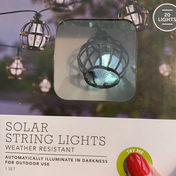 NIB Threshold Solar String Lights weather resistant - Picture 2 of 7